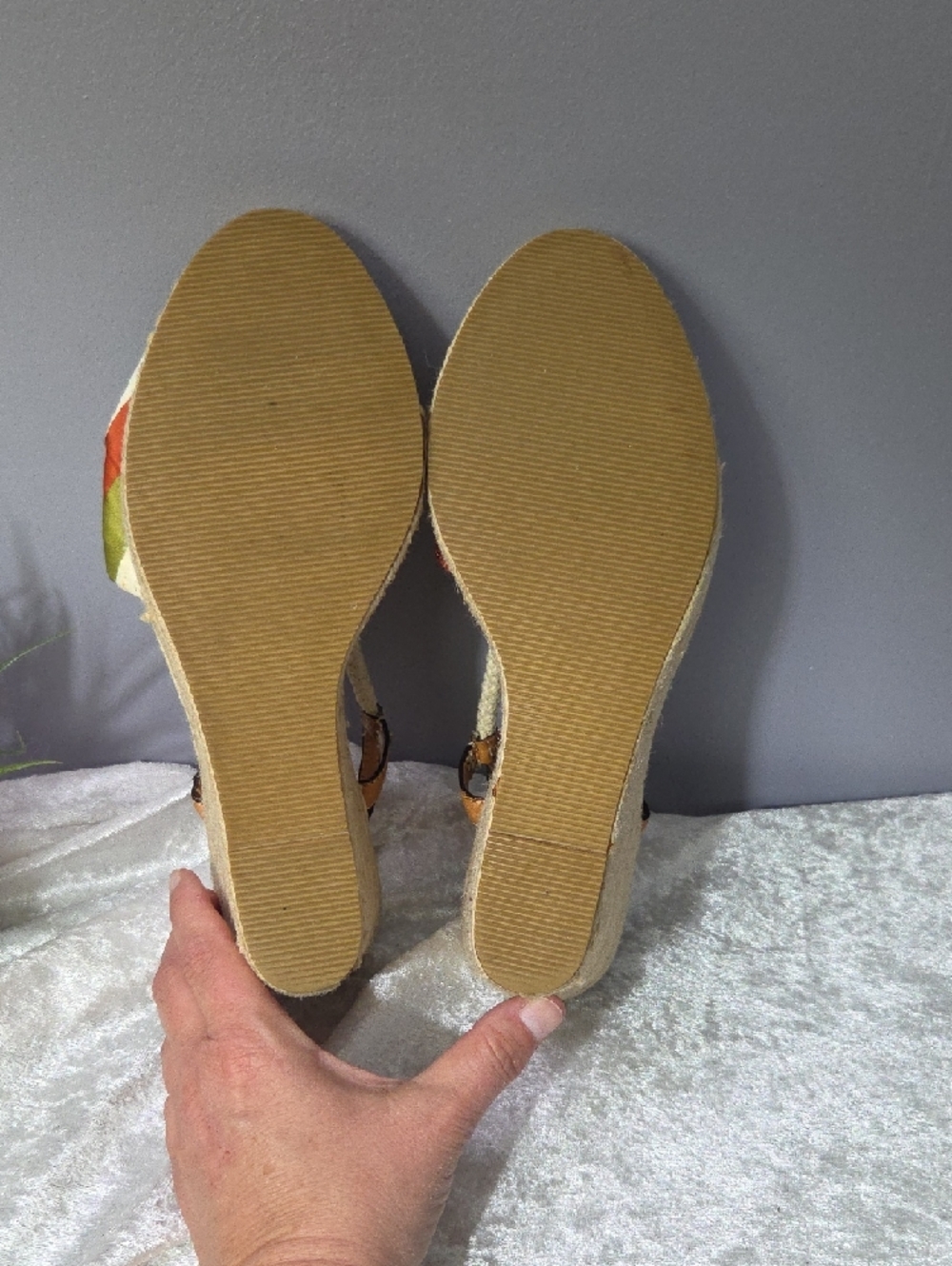 Vintage Coach Y2K Legacy Catolina Satin Stripe Espadrilles - Picture 5 of 11